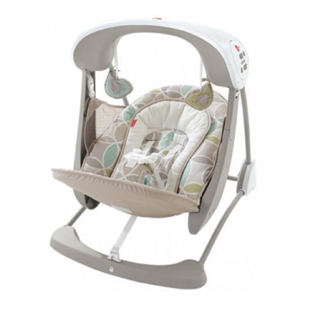 Baby swing with 6 swinging settings